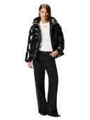 Pinko - Eleodoro Caban Crystal Nylon - 101597-A2P7-Z99 - Nero Limousine