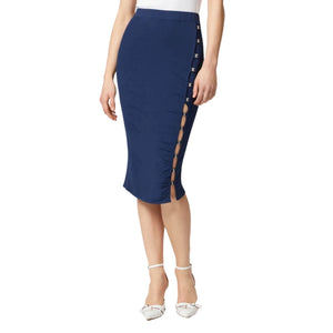Immagine di Pinko - Montenero Gonna Viscosa Elite - 104726-A2F0-G82 - Blu Tenebra - Gonna di Pinko disponibile su Barbara1999.