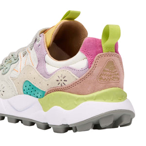 Immagine di Flower Mountain - Yamano 3 Woman Suede/Nylon Light Lilac-White - 2017817-01-1I29 - Bianco - Sneakers di Flower Mountain disponibile su Barbara1999.
