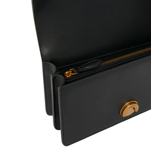 Immagine di Pinko - Love One Mini Dc Vitello Seta - 100074-A0F1-Z99Q - Nero-Antique Gold - Borsa a Tracolla di Pinko disponibile su Barbara1999.