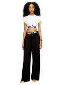 Diesel - Pantaloni Leslie-D-Pop - A20876-0IKBJ-9XX - BLACK