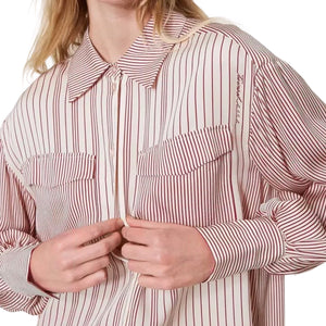Immagine di Twinset - Camicia M/L - 251Ap2205-12245 - Funny Stripes Dark Love Potion - Camicia di Twinset disponibile su Barbara1999.