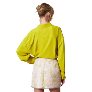 Immagine di Twinset - Minigonna - 251Ap2101-12228 - Flowers Jacquard - Mini Gonna di Twinset disponibile su Barbara1999.