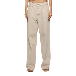 Immagine di Laneus - Jeans Denim Pants Loose Woman - S5Lawodp261-015 - Beige - Jeans di Laneus disponibile su Barbara1999.