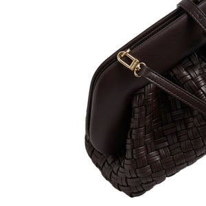 Immagine di TheMoirè - Borsa Tia Micro Weaved - Tmsr25Tmw109-Ebony - Ebony - Borsa a Mano di TheMoirè disponibile su Barbara1999.