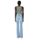 Immagine di Pinko - Flora Flare Denim Stretch - 100166-A2El-Pjm - Lavaggio Chiaro Vintage - Jeans di Pinko disponibile su Barbara1999.