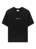 Amish - T-Shirt Girocollo Grunge - Amu146cn25-2154-C0020 - BLACK