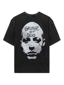 Amish - T-Shirt Girocollo Grunge - Amu146cn25-2154-C0020 - BLACK