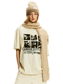 Amish - T-Shirt Girocollo Con Stampa No Rules - Amu146cn22-Xxxx-C0069 - White