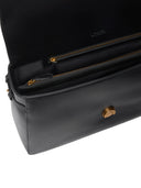 Pinko - Borsa Love One Extra Slouchy Vitello - 105067-A0Qo-Z99Q - Nero-Antique Gold
