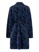 Pinko - Zante Cappotto Effetto Velour - 105415-A2Wy-Gg1 - Blu/Blu Scuro