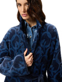 Pinko - Zante Cappotto Effetto Velour - 105415-A2Wy-Gg1 - Blu/Blu Scuro