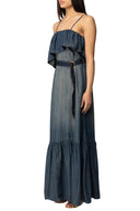Pinko - Abito Chiarodiluna Light Flowy - 106626-A388-Pjc - Lavaggio Medio Scuro