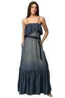 Pinko - Abito Chiarodiluna Light Flowy - 106626-A388-Pjc - Lavaggio Medio Scuro