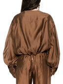 The Latest - Camicia Diana 4007 T0161 Mussola Leggera - Tlw04007T0161Abtp-T0032 - Chocolate