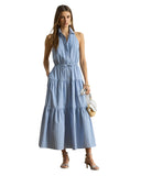 Lauren Ralph Lauren - Abito Woven - 200P08958001 - Blue