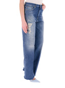 Dondup - Pantalone Francine - Dp777-Dfe286D-Ma8-Dd-800 - Blu