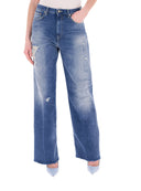 Dondup - Pantalone Francine - Dp777-Dfe286D-Ma8-Dd-800 - Blu