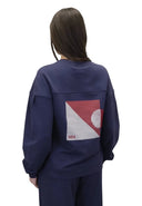 Max Mara MM - Felpa Mmleuforico - 2616921027600-003 - Blu Notte