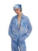 Ermanno Firenze - Camicia - D48EK021EB5-MF156-00156 - Denim Medio