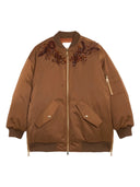 Ermanno Firenze - Bomber Con Ricami Gioiello - Tb004ex4-Mf229 - Bruciato