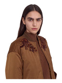 Ermanno Firenze - Bomber Con Ricami Gioiello - Tb004ex4-Mf229 - Bruciato