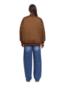 Ermanno Firenze - Bomber Con Ricami Gioiello - Tb004ex4-Mf229 - Bruciato