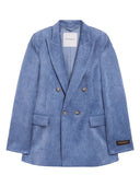 Ermanno Firenze - Blazer Doppiopetto in Velluto a Coste - Ti015e4c-Mf860 - Carta Da Zucchero