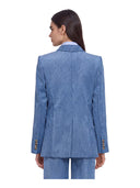 Ermanno Firenze - Blazer Doppiopetto in Velluto a Coste - Ti015e4c-Mf860 - Carta Da Zucchero