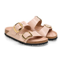 Birkenstock - Sandali Arizona Donna - 1026553 - Big Buckle Shine New Beige