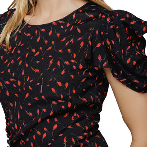 Immagine di Mar De Margaritas - Karin - Abito Con Drappeggio E Bottoncini - Mmabw01151-Tmfi0025-Ne79 - Tulipes Noir - Abito di Mar De Margaritas disponibile su Barbara1999.