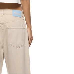 Immagine di Laneus - Jeans Denim Pants Loose Woman - S5Lawodp261-015 - Beige - Jeans di Laneus disponibile su Barbara1999.