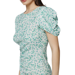 Immagine di Mar De Margaritas - Karin - Abito Con Drappeggio E Bottoncini - Mmabw01151-Tmfi0025-Be41 - Nizza Creme - Abito di Mar De Margaritas disponibile su Barbara1999.