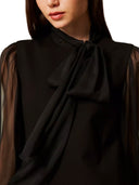 twinset - abito corto - 252at2211-00006 - nero