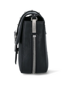 pinko - borsa love one slouchy zip classic v - 105081-a2jg-z99e - nero limousine - matt silver
