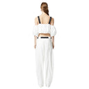 Immagine di Pinko - Raul Top Popeline - 105176-A2Ld-Zz1 - Bianco/Nero - Top di Pinko disponibile su Barbara1999.