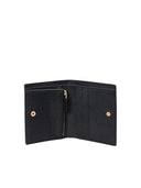 Lauren Ralph Lauren - portafoglio compatto in pelle - 432962112001 - black