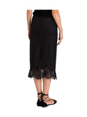 Twinset - Gonna Lunga C/Pizzo e Spacco - 261tt2185-00006 - Nero