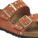 birkenstock - sandali arizona rivet - 1029513 - dark rust