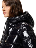 Pinko - Eleodoro Caban Crystal Nylon - 101597-A2P7-Z99 - Nero Limousine