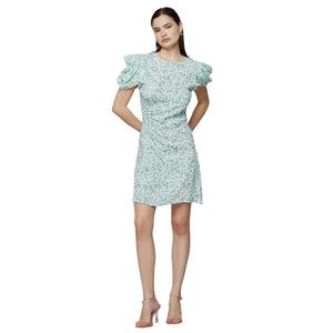 Immagine di Mar De Margaritas - Karin - Abito Con Drappeggio E Bottoncini - Mmabw01151-Tmfi0025-Be41 - Nizza Creme - Abito di Mar De Margaritas disponibile su Barbara1999.