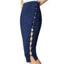 Immagine di Pinko - Montenero Gonna Viscosa Elite - 104726-A2F0-G82 - Blu Tenebra - Gonna di Pinko disponibile su Barbara1999.