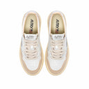 Autry - Sneakers Medalist Low Wom - A1Unaulwls74 - Leat/Suede Wht/Silver