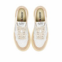 Autry - Sneakers Medalist Low Wom - A1Unaulwls75 - Leat/Suede Wht/Gold