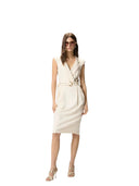 Pinko - Abito Amadine Frisottino - 106565-A2W6-C00 - Bianco Cigno