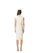 Pinko - Abito Amadine Frisottino - 106565-A2W6-C00 - Bianco Cigno