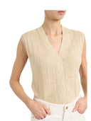 Max Mara MM - Gilet In Maglia Mmlranghi - 2616351018600-001 - Latte
