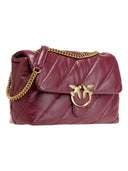 Pinko - Borsa media a tracolla Love Bag Puff Maxi Quilt - 100038A0F2-Ww5Q - Ribes Intenso-Antique Gold