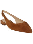 Lauren Ralph Lauren - ballerine slingback londyn in camoscio - 802967746002 - brown