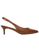 Lauren Ralph Lauren - décolleté slingback lolah ii in nappa - 802p09033002 - brown